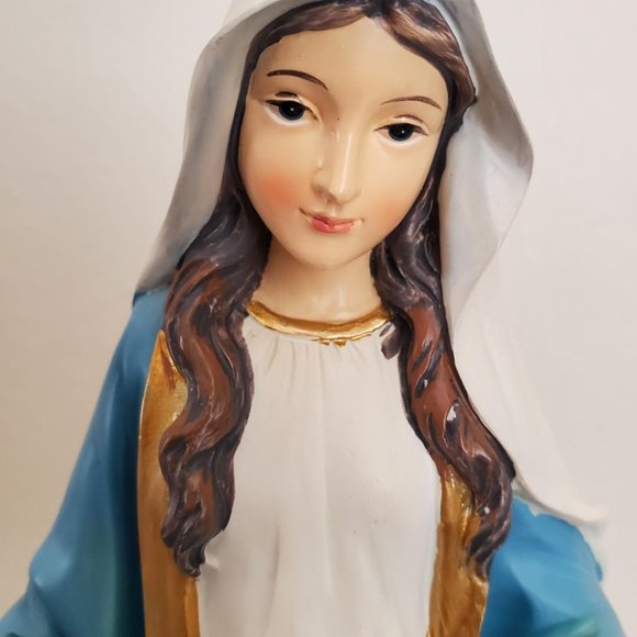 12" Our Lady of Grace Statue/ Our Lady of the Miraculous Medal ๐ - Picture 3 of 10